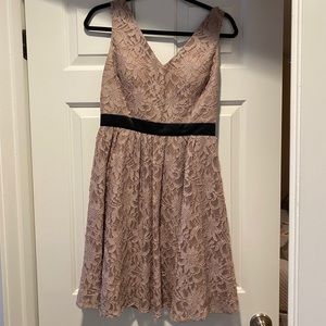 Adrianna Papell Sleeveless Lace Dress